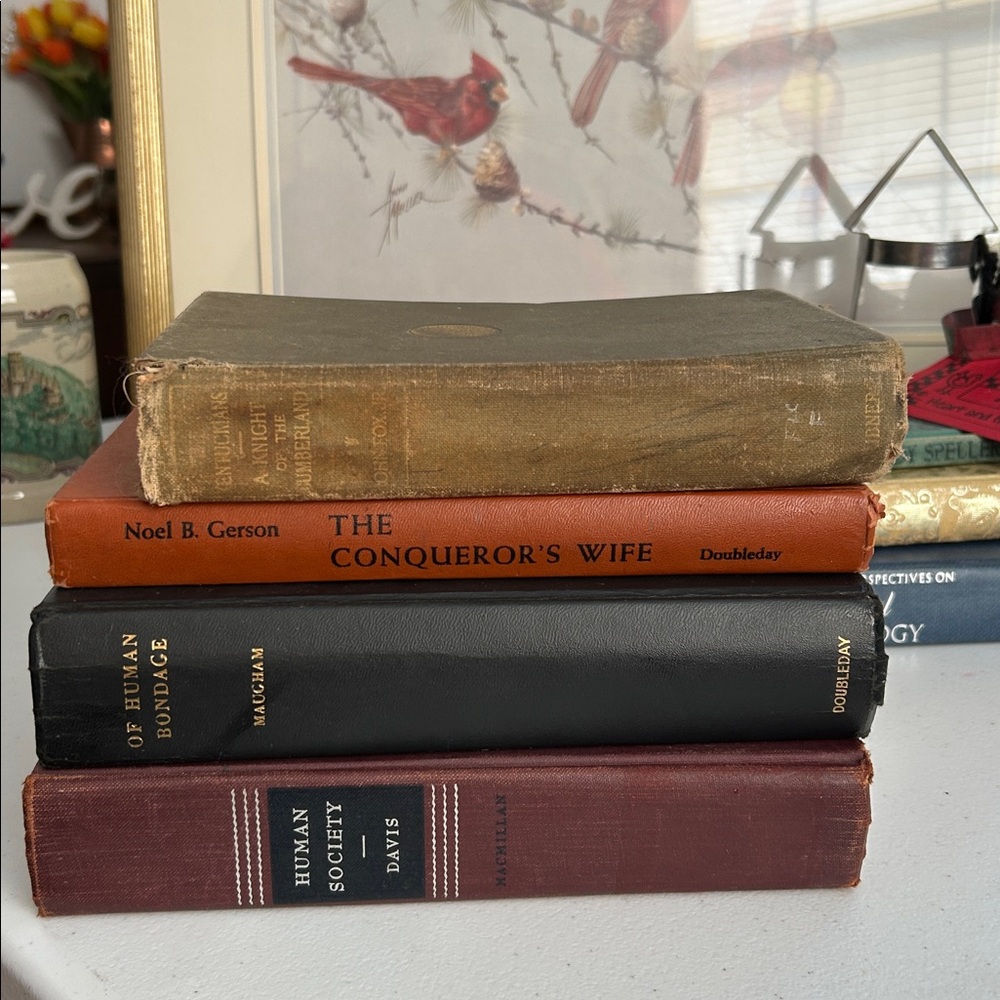 Vintage/Antique Book Collection - Set of Four, Bundle Price $35